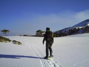 Snow trekking